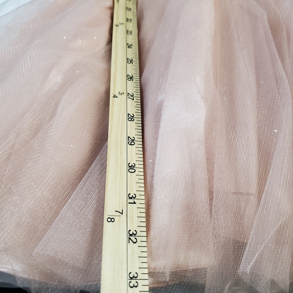 Cinderella Light Pink Mini Dress with Floral Embroidery - Picture 9 of 10